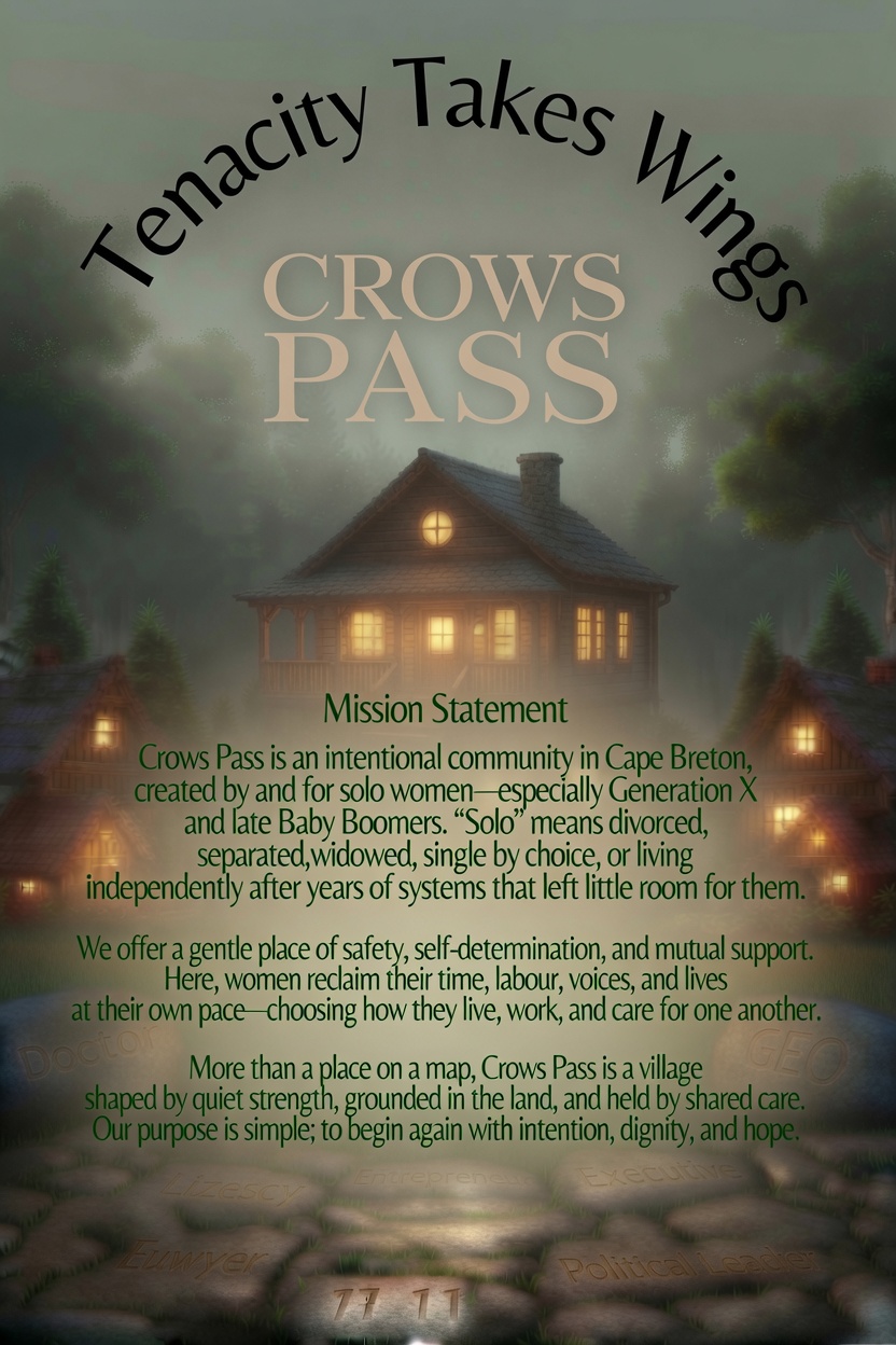 Crow’s Pass mission statement artwork